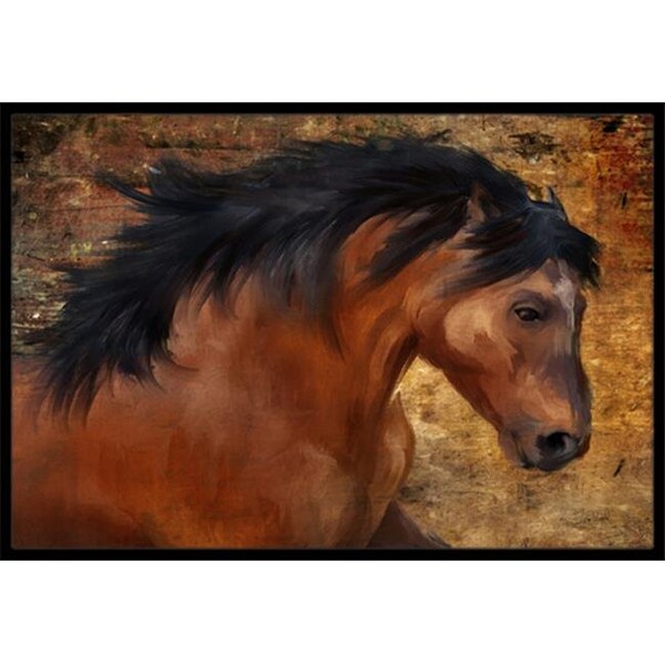 Carolines Treasures PTW2027MAT Wild Horse Indoor & Outdoor Mat; 18 x 27 in. PTW2027MAT - main